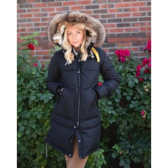 Parajumpers Women's S Long Bear Navy Blue Down Insulated Jacket Arctic Parka \* - Picture 6 of 17